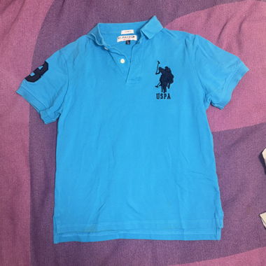 Polo bleu USPA