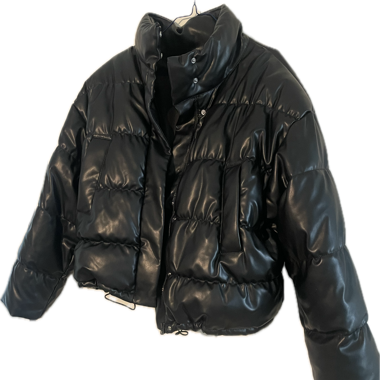 cute shiney puffer jacket