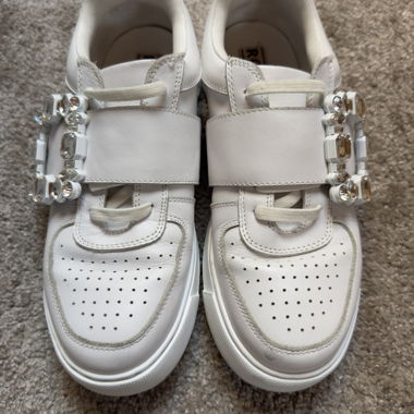 Weisse Roger-Vivier-Sneaker 38