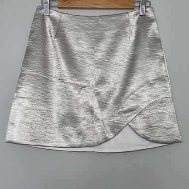 Silver Zebra Skirt
