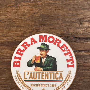 Birra Moretti Blechschild Vintage