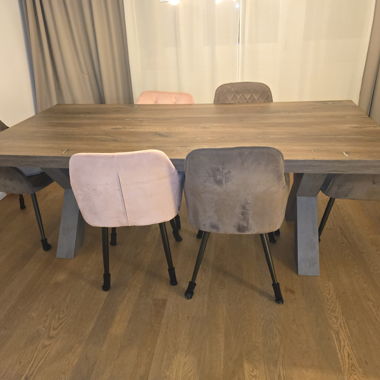 Dining table and chairs 