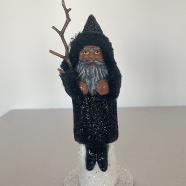 Schaller Krampus-Figur aus deutscher Pappmaché