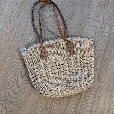 Woven Straw Tote