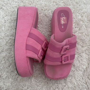 Sandali slip-on rosa