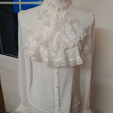 Camicia Bianca con Pizzo