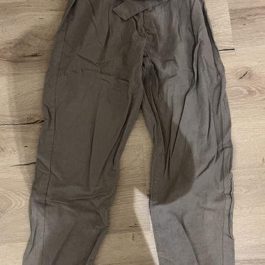 Chicorée Pantaloni Paperbag Taupe S