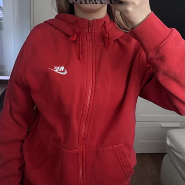 Nike Zip Hoodie Rot