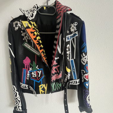 Lederjacke 