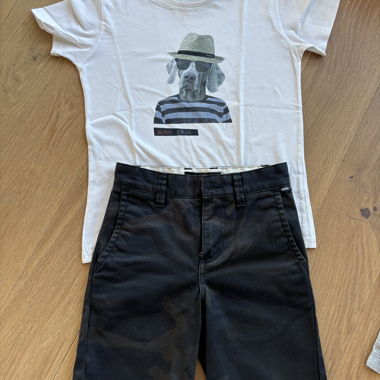 Lot t-shirt Marese et short Vans garçon