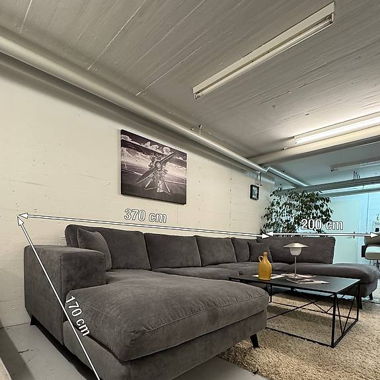 Cozy Grau U Sofa Gratis Lieferung
