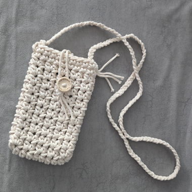 Gehäkelte Handy tasche