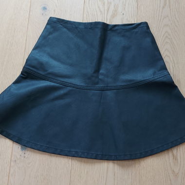 Fakeleder Rock schwarz