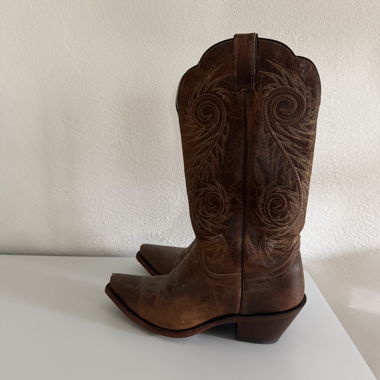 Stivali da cowboy marroni