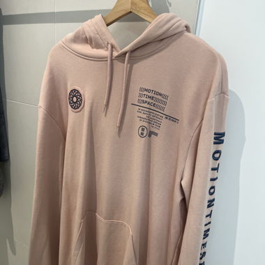 Rosa Unisex Hoodie Grösse L