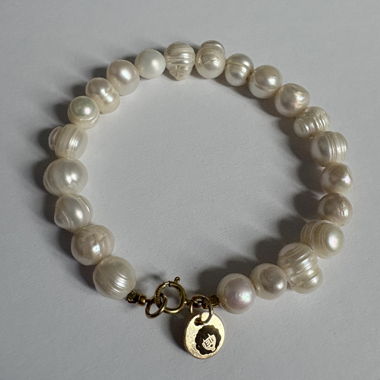 Bracciale in vere perle d'acqua dolce
