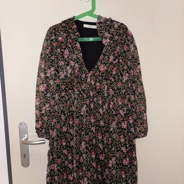 Robe courte fleurie
