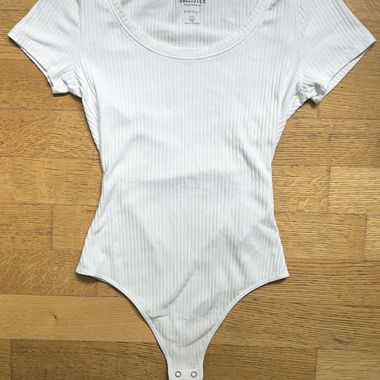 Hollister White Bodysuit