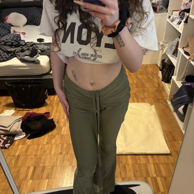 Grüne Damenhose