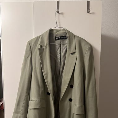 Oversized green blazer 