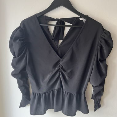 Topshop Black Blouse