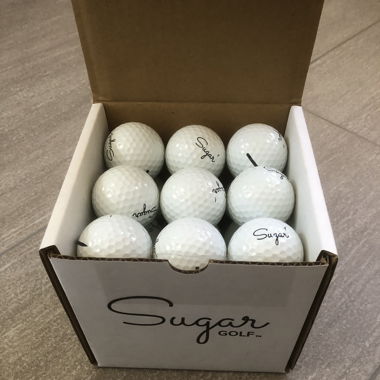27 neue Sugar Golf Golfbälle Cube