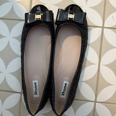Black Dune Ballerina shoes