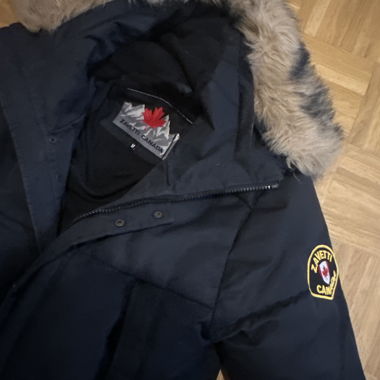 Parka Zanetti Canada con cappuccio e pelliccia