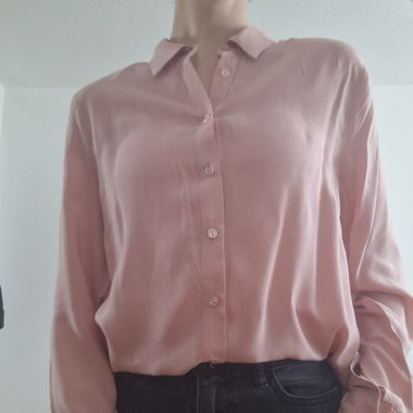 Chemise legère rose