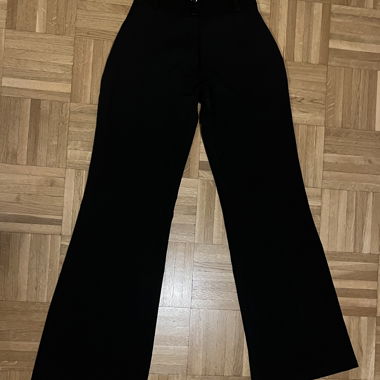 Pantaloni a zampa neri