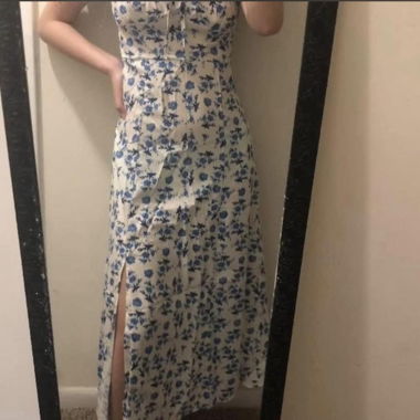 Summer Dress with Flowers 
