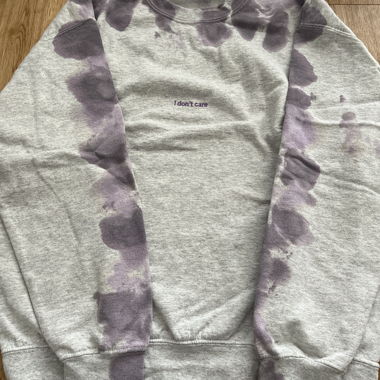 pull oversize teint
