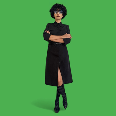 InWear black shirt dress