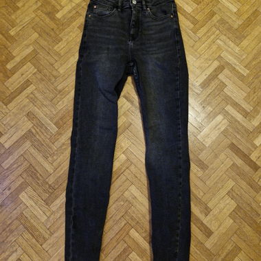 Mango black slim jeans