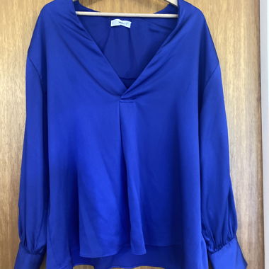 Blouse bleue 