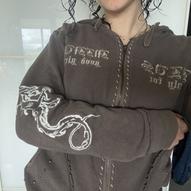 Jacket with Embroideries and Details