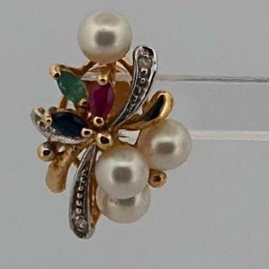 Ohrringe 750/18K Gelbgold