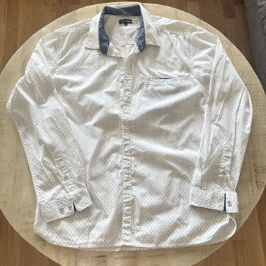 White button-up shirt