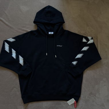 Felpa Nera Off-White 