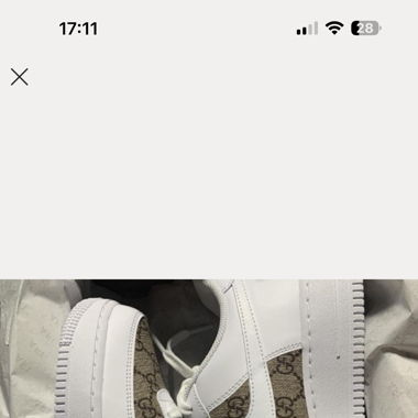 nike air force 1 x custom gucci