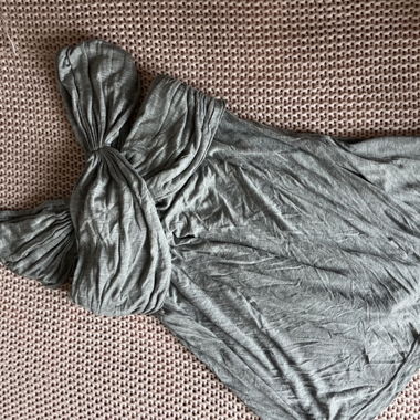 Burberry Drapé-Top Grau