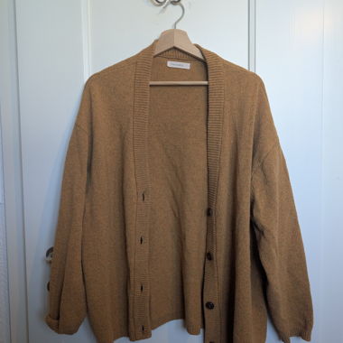 TWOTHIRDS Strickcardigan senfbraun Gr. L