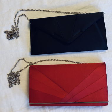 2 Cluch / Handtaschen aus Satin