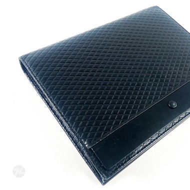 Leder Organizer Filofax ADELPHI A5 Agenda Schwarz