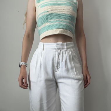 Haut court au crochet