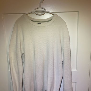 Pull en maille blanc