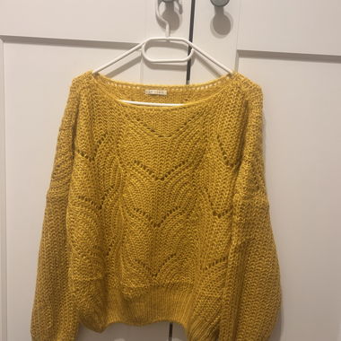 Maglione in maglia gialla di Lili & Lala