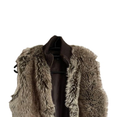 Fake fur vest