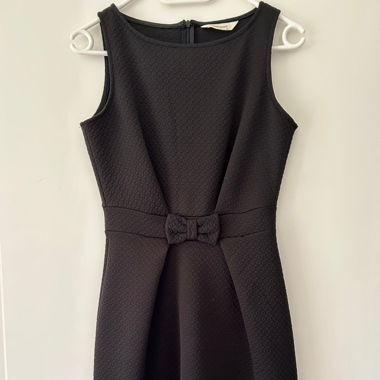 Kleid ärmellos kurz schwarz