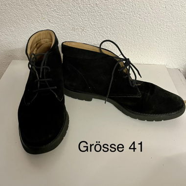 Stivaletti in camoscio neri taglia 41